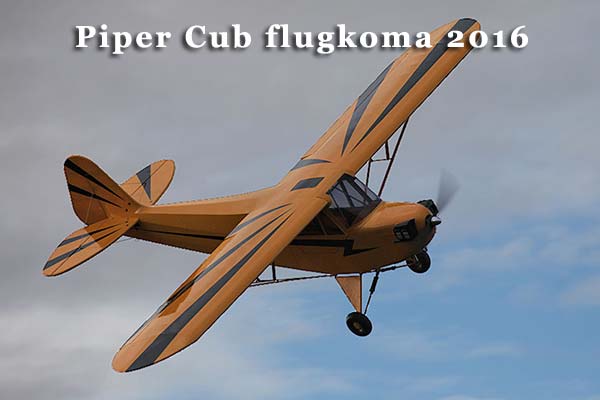 Piper Cub flugkoma 2016
