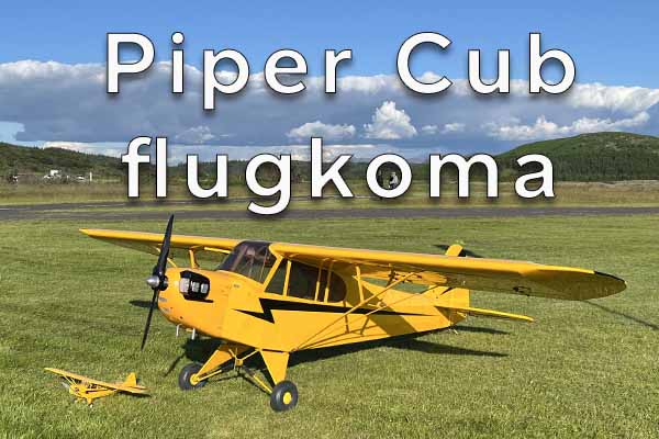 Piper Cub flugkoman 2024